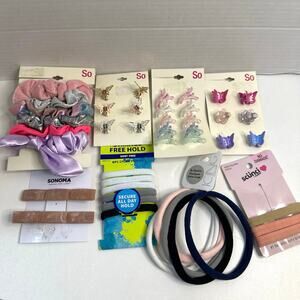 The Hair Bundle. All Brand New never worn. Scrunchies, clips & pony tail holders